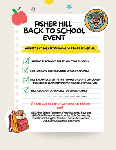 Back to school flyer