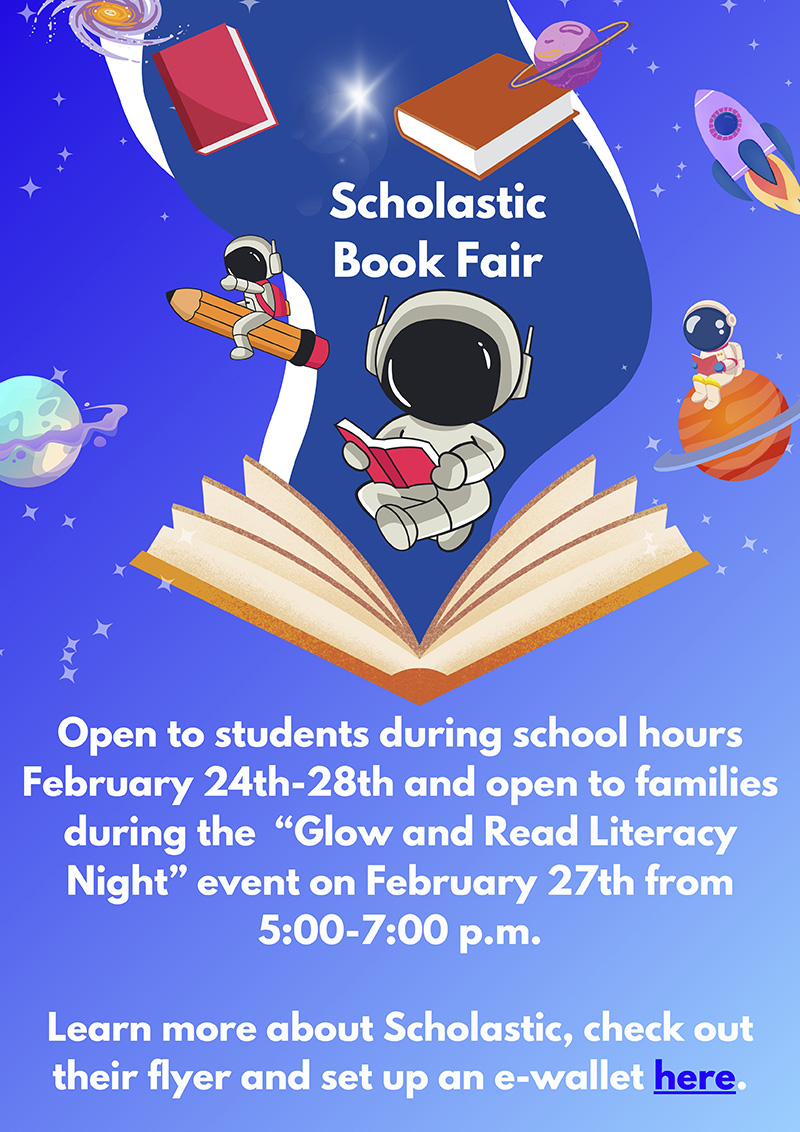 Scholastic Book Fair flyer