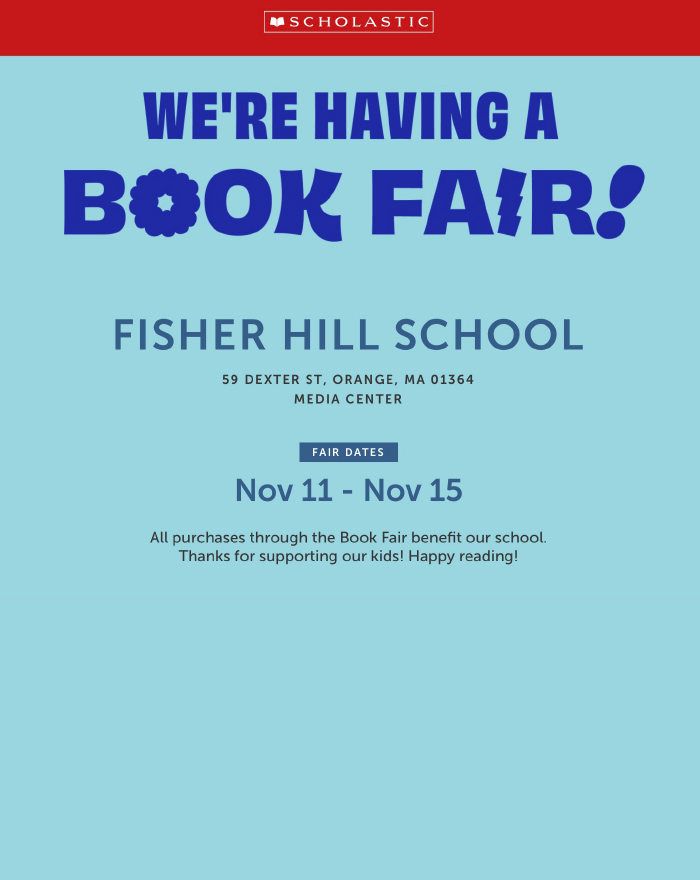 We're Having a Book Fair flyer