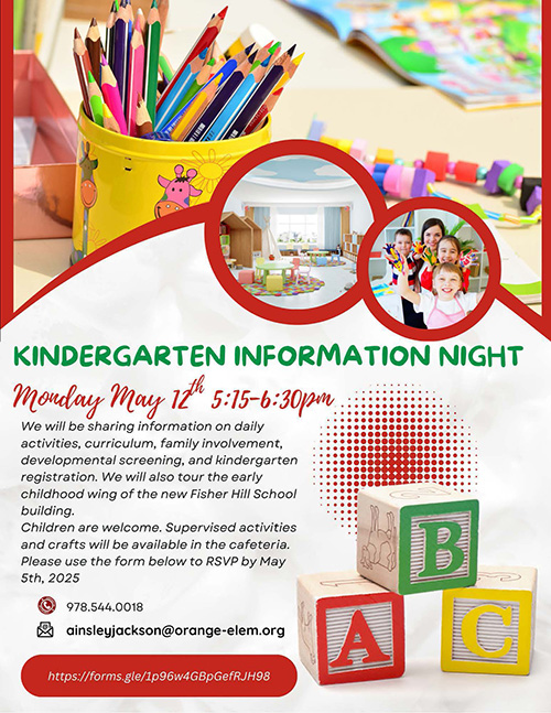 Kindergarten Information Night Flyer