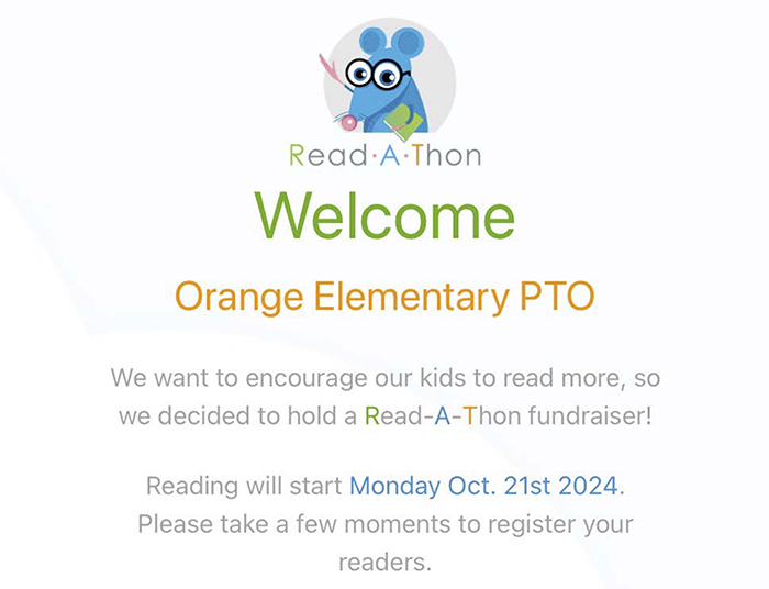 Read-A-Thon flyer